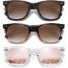 (3 Pack) Leopard Brown/Brown Gradient/Pink