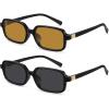 2pack-black/Gray+black/Brown