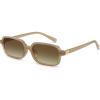 imageMEETSUN Retro Rectangular Sunglasses for Women Trendy Vintage 90s Small Square Sun Glasses UV ProtectionLight CoffeeBrown
