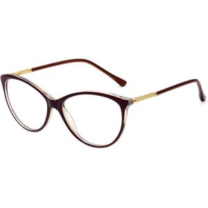 imageMEETSUN Blue Light Block Glasses for ComputerReadingEye Strain ReduceAnti Glare Lens Black LeopardFrame WomenDark Brown Frameclear