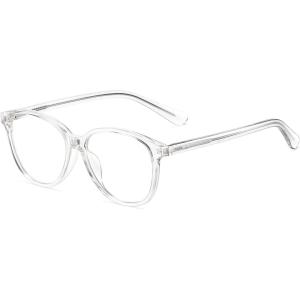 imageMEETSUN Blue Light Blocking Glasses for Women Cat Eye Blue Light Glasses TR Frame Anti Eyestrain UV Glare Computer Gaming EyeglassesBlack FrameClear Frame