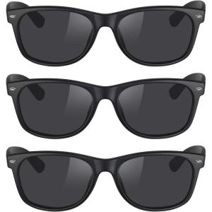 imageMEETSUN Classic Polarized Sunglasses for Women Men Trendy Retro Sun Glasses for Driving UV Protection 3 Pack3 Pack Black