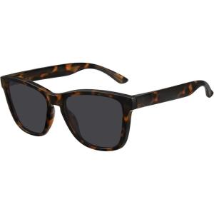 imageMEETSUN Polarized Sunglasses for Women Men Trendy Classic Retro Designer StyleTortoise Frame  Grey Lens