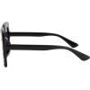 imageMEETSUN Elton Square Rhinestone Sunglasses  Oversized Bling for Women with Diamond Frames  70s Retro for Beach ampamp DiscoBlack FrameGrey Gradient Lens