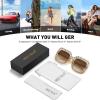 imageMEETSUN Elton Square Rhinestone Sunglasses  Oversized Bling for Women with Diamond Frames  70s Retro for Beach ampamp DiscoBrown FrameBrown Gradient Lens