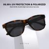 imageMEETSUN Polarized Sunglasses for Women Men Trendy Classic Retro Designer Style Fashion UV400 Protection3 Pack Brown Gradient Lens  Pink Mirrored  Tortoise Grey