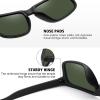 imageMEETSUN Polarized Sunglasses for Men Women Sports Driving Fishing Glasses UV400 Protection3packblackblueg15 Lens