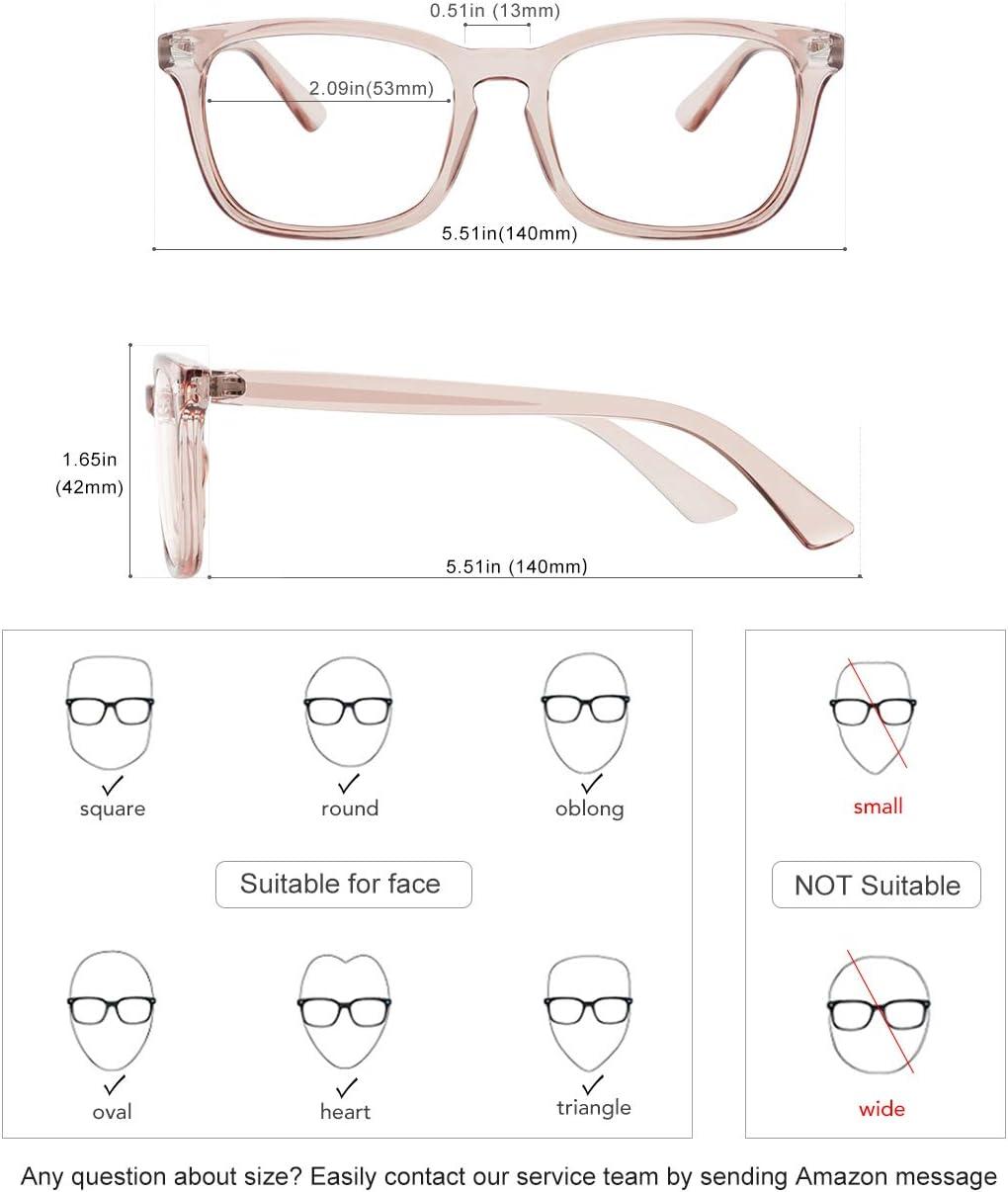 imageMEETSUN Blue Light Blocking Glasses Women Men Anti Eye Strain Headache Sleep BetterComputer Glasses UV400 Lens RedLight Coffee Frame Clear Lens