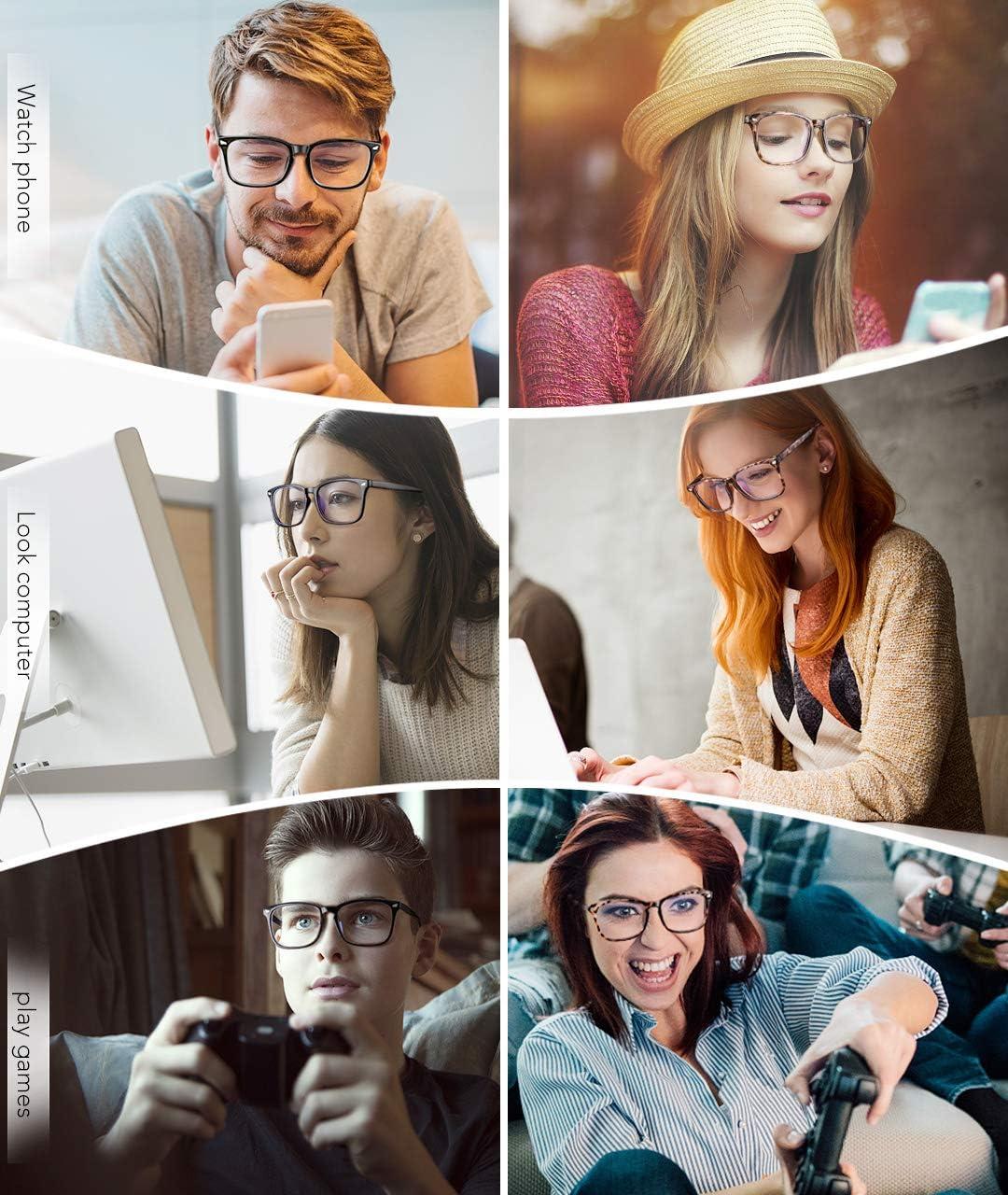 imageMEETSUN Blue Light Blocking Glasses Women Men Anti Eye Strain Headache Sleep BetterComputer Glasses UV400 Lens RedT1 Blacktransparent Lens