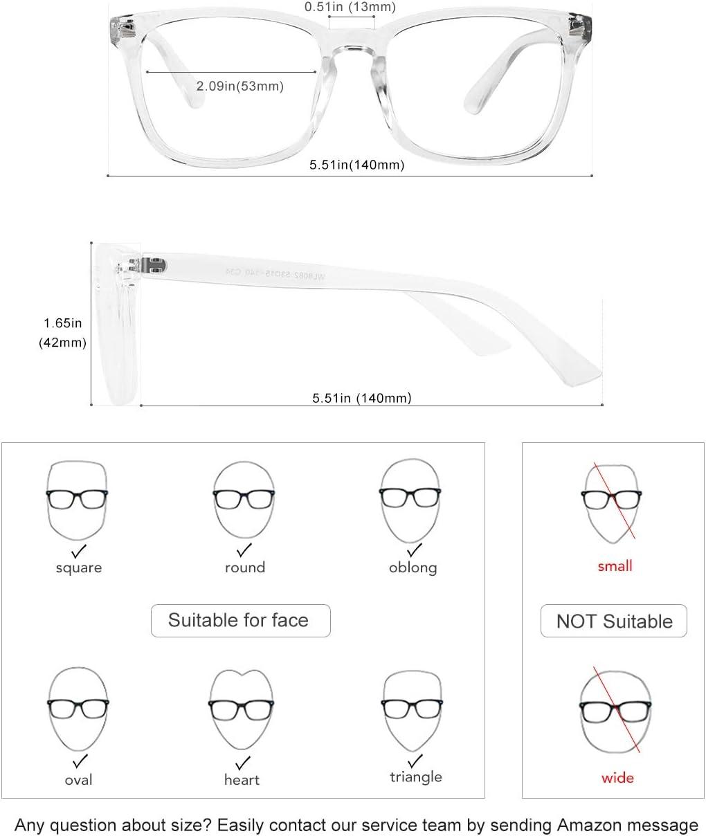imageMEETSUN Blue Light Blocking Glasses Women Men Anti Eye Strain Headache Sleep BetterComputer Glasses UV400 Lens RedT1 Clear  Transparent Lens