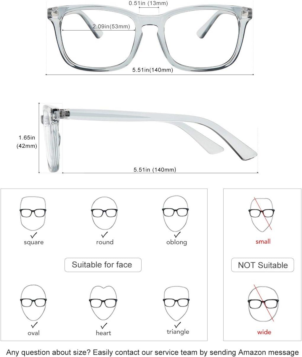 imageMEETSUN Blue Light Blocking Glasses Women Men Anti Eye Strain Headache Sleep BetterComputer Glasses UV400 Lens RedTransparent Grey Frame