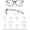 imageMEETSUN Blue Light Blocking Glasses Women Men Anti Eye Strain Headache Sleep BetterComputer Glasses UV400 Lens RedB01 Leopard
