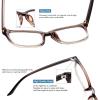 imageMEETSUN Blue Light Blocking Glasses Women Men Anti Eye Strain Headache Sleep BetterComputer Glasses UV400 Lens RedBrown Gradient