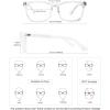 imageMEETSUN Blue Light Blocking Glasses Women Men Anti Eye Strain Headache Sleep BetterComputer Glasses UV400 Lens RedT1 Clear  Transparent Lens