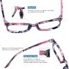 imageMEETSUN Blue Light Blocking Glasses Women Men Anti Eye Strain Headache Sleep BetterComputer Glasses UV400 Lens RedT1 Flowertransparent Lens
