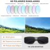 imageMEETSUN Fit Over Glasses Sunglasses for Men WomenWrap Around Sunglasses Polarized UV400 ProtectionA1clear Gray Framegray Lens