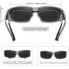 imageMEETSUN Fit Over Glasses Sunglasses for Men WomenWrap Around Sunglasses Polarized UV400 ProtectionA1clear Gray Framegray Lens