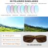 imageMEETSUN Fit Over Glasses Sunglasses for Men WomenWrap Around Sunglasses Polarized UV400 ProtectionA1leopard Framebrown Lens
