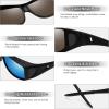 imageMEETSUN Fit Over Glasses Sunglasses for Men WomenWrap Around Sunglasses Polarized UV400 ProtectionZ1blackblue