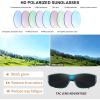 imageMEETSUN Fit Over Glasses Sunglasses for Men WomenWrap Around Sunglasses Polarized UV400 ProtectionZ1clear Bluegray Lens