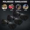 imageMEETSUN Polarized Sunglasses for Men Women Sports Driving Fishing Glasses UV400 Protection3packblack