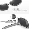 imageMEETSUN Polarized Sunglasses for Men Women Sports Driving Fishing Glasses UV400 Protection3packblackbluesilver