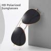 imageMEETSUN Aviator Sunglasses for Men Women Driving Polarized UV400 Protection Metal Frame3pack Black Graygold Graygold Blue