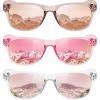 imageMEETSUN Classic Polarized Sunglasses for Women Men Trendy Retro Sun Glasses for Driving UV Protection 3 Pack3 Pack Gold MirroredPurple Pink MirroredPink Mirrored