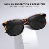 imageMEETSUN Polarized Sunglasses for Women Men Classic Retro Designer Style Fashion UV400 Protection3 Pack Black  Leopard  Tortoiseshell
