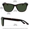 imageMEETSUN Polarized Sunglasses for Women Men Classic Retro Designer Style Fashion UV400 Protection3 Pack Black  Tortoise Brown  Tortoise Green