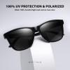 imageMEETSUN Polarized Sunglasses for Women Men Classic Retro Designer Style Fashion UV400 Protection3 Pack Black Lens  Pink Mirrored  Purple Pink Mirrored