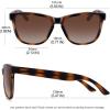 imageMEETSUN Polarized Sunglasses for Women Men Classic Retro Designer Style Fashion UV400 Protection3 Pack Tortoise Brown  Tortoise Grey  Brown Tortoise
