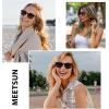 imageMEETSUN Polarized Sunglasses for Women Men Classic Retro Designer Style Fashion UV400 Protection3 Pack Tortoise Brown  Tortoise Grey  Brown Tortoise