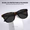 imageMEETSUN Polarized Sunglasses for Women Men Classic Retro Designer Style Fashion UV400 Protection3 Pack Tortoise Brown  Tortoise Grey  Tortoise Green