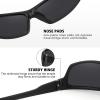 imageMEETSUN Polarized Sports Sunglasses for Men Women Wrap Around Driving Cycling Golf Fishing Sun Glasses UV400 Protection3pack Blackblackblack