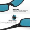 imageMEETSUN Polarized Sports Sunglasses for Men Women Wrap Around Driving Cycling Golf Fishing Sun Glasses UV400 Protection3pack Blackbluered