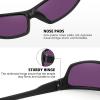 imageMEETSUN Polarized Sports Sunglasses for Men Women Wrap Around Driving Cycling Golf Fishing Sun Glasses UV400 Protection3pack Blueredgreen