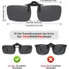 imageMEETSUN Polarized Clip On Sunglasses for Men Women Sports Fishing Driving Hiking Fit Over Prescription Glasses5packblack5