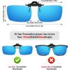 imageMEETSUN Polarized Clip On Sunglasses for Men Women Sports Fishing Driving Hiking Fit Over Prescription Glasses5packblackblueredgreensilver