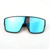 image:imageMEETSUN Oversized Fit Over Glasses Polarized Sunglasses for Men Trendy Flat Top Shades for Driving Fishing UV ProtectionMatte Black FrameBlue Mirrored Lens