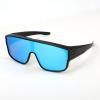 image:imageMEETSUN Oversized Fit Over Glasses Polarized Sunglasses for Men Trendy Flat Top Shades for Driving Fishing UV ProtectionMatte Black FrameBlue Mirrored Lens
