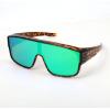 image:imageMEETSUN Oversized Fit Over Glasses Polarized Sunglasses for Men Trendy Flat Top Shades for Driving Fishing UV ProtectionTortoise FrameGreen Mirrored Lens
