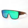 image:imageMEETSUN Oversized Fit Over Glasses Polarized Sunglasses for Men Trendy Flat Top Shades for Driving Fishing UV ProtectionTortoise FrameGreen Mirrored Lens