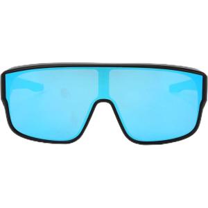 image:imageMEETSUN Oversized Fit Over Glasses Polarized Sunglasses for Men Trendy Flat Top Shades for Driving Fishing UV ProtectionMatte Black FrameBlue Mirrored Lens