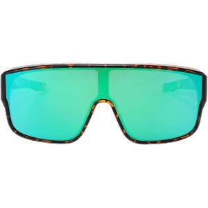 image:imageMEETSUN Oversized Fit Over Glasses Polarized Sunglasses for Men Trendy Flat Top Shades for Driving Fishing UV ProtectionTortoise FrameGreen Mirrored Lens