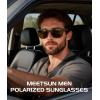 image:imageMEETSUN Polarized Sunglasses for MenSun Glasses with UV Protection for Driving FishingBlack