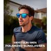 image:imageMEETSUN Polarized Sunglasses for MenSun Glasses with UV Protection for Driving FishingBlack