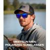 image:imageMEETSUN Polarized Sunglasses for MenSun Glasses with UV Protection for Driving FishingBlackBlue Mirrored