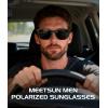 image:imageMEETSUN Polarized Sunglasses for MenSun Glasses with UV Protection for Driving FishingBlackBlueGrey Silver Mirrored