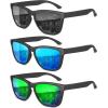 Black/Blue/Green Mirrored